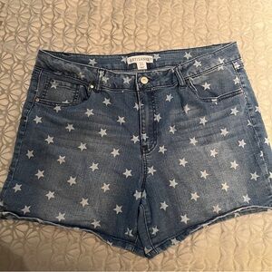Artisan NY denim shorts with stars